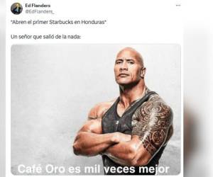 Con imágenes de personajes famosos y frases irónicas, los memes reflejaron el impacto mediático que tuvo la llegada de esta famosa cafetería al país, demostrando que en Honduras no solo se toma buen café, sino que también se hace buen humor.