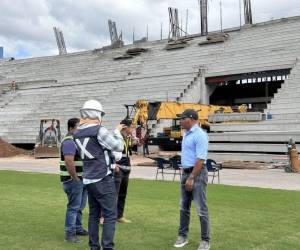 El estadio Nacional Chelato Uclés estaría listo para el arranque del torneo Clausura con su totalidad de su aforo tras la remodelación en sol centro.