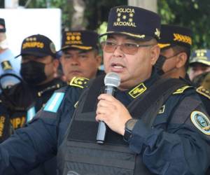 Juan Manuel Aguilar Godoy, director de la Policía Nacional de Honduras.