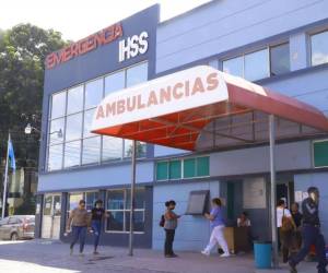 Dos menores y un adulto fueron ingresados en la sala de emergencia del centro regional del IHSS en San Pedro Sula.