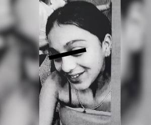 Foto de Bryana Julieth Sarmiento Cruz (12), la menenor fue encontrada en el kilómetro 25 de la carretera que conduce de Tegucigalpa hacia el norte del país.