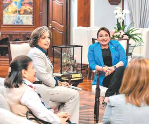 El 25 de abril pasado, la titular del Cohep fue recibida por la presidenta Xiomara Castro y acordaron crear el Consejo de Competitividad.