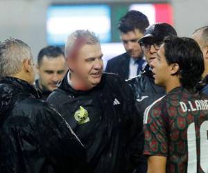 Javier “Vasco” Aguirre recibió un botellazo luego del Honduras vs México.