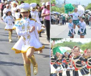 Alegres, coloridas y coordinadas, las bellas niñas que participaron como palillonas y pomponeras dieron clase de civismo y empeño durante las fiestas de independencia patria de Honduras en los 202 años de aniversario. Estas fueron las imágenes que captó EL HERALDO en los diferentes recorridos por el Distrito Central.