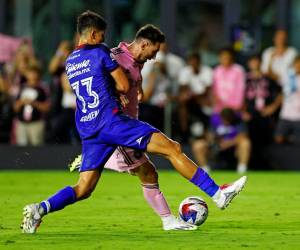 Lionel Messi anotó su primer gol con el Inter Miami.