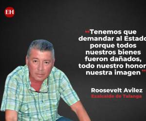 El exalcalde del municipio de Talanga, Francisco Morazán, Roosevelt Avilez, fue absuelto este viernes por unanimidad de votos del delito de lavado de activos, que enfrentaba junto a su esposa, su suegra, su cuñado y su hermana, desde que fueron capturados en 2021 y sus bienes fueron incautados. A continuación sus mejores frases tras ganar el caso.