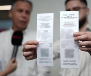 Imágenes de la boletería durante la presentación oficial.