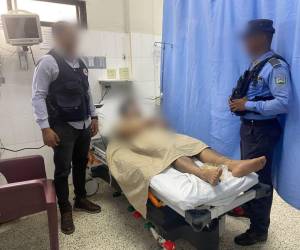 ”El Jefe” fue llevado a un hospital de la zona tras resultar herido en el enfrentamiento con la Policía Nacional.