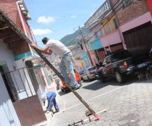 Desde hace unos días que comenzaron los trabajos en este sector del barrio Morazán. Se espera que para octubre ya esté finalizado.