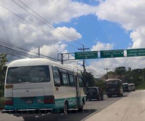 Las unidades fueron movidas al complejo del Instituto Hondureño de Transporte Terrestre (IHTT) ubicado en la colonia Godoy.