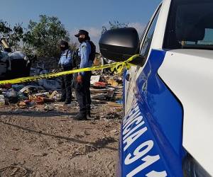 Hallan hombre muerto a balazos en basurero de El Álamo en la capital