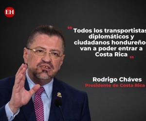 En una conferencia de prensa llevada a cabo en Casa Presidencial de Costa Rica, el presidente Rodrigo Cháves, reveló que los ciudadanos hondureños ya no requerirán visa para ingresar al territorio costarricense y viceversa. Estas son las frases destacadas que dejó durante su anuncio.