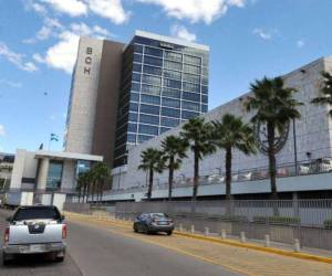 Edificio del Banco Central de Honduras en Tegucigalpa, la capital del país.