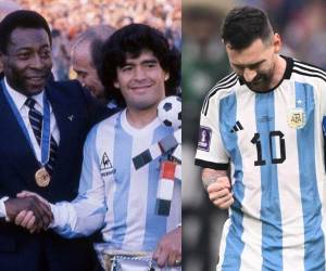 Pelé y Maradona fueron muy críticos con Messi durante su mal momento con la selección argentina.