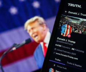 Trump envió el mensaje en su red Truth Social, manifestando que espera una gran victoria.