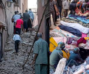 Las escenas son desgarradoras, madres y padres cargando los pequeños cuerpos sin vida de sus hijos, personas atrapadas entre los escombros y filas de cadáveres que han sido encontrados con el paso de las horas tras el potente sismo registrado en Marruecos en las últimas horas. A continuación las fotografías de la tragedia.