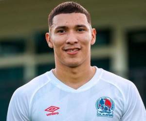 Kevin López, futbolista del Olimpia de Honduras.