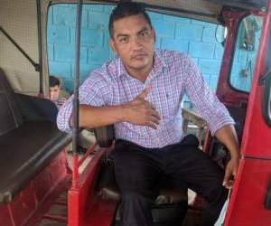 Wilmer Argueta fue raptado en la mototaxi que conducía.