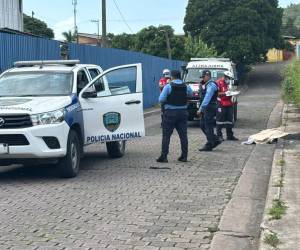 Se espera la llegada de Medicina Forense para el reconocimiento y levantamiento del cadáver de la fémina.