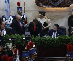 La presidenta Xiomara Castro participó en la ceremonia de instalación de tercera legislatura en el Congreso Nacional.