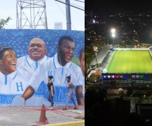 Las personalidades que engalanaron, el hermoso mural dedicado a exjugadores de la Selección de Honduras, el nuevo engramillado y los chicos que figuraron en el corte de listón para el regreso del Estadio Morazán