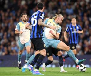 Haaland no pudo marcar ante un Inter de Milán que se paró bien en el Etihad Stadium.