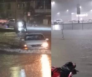 Calles sin paso vehicular y colonias afectadas han dejado las fuertes inundaciones en la ciudad de La Ceiba, en el departamento de Atlántida, al norte de Honduras, tras el ingreso de un frente frío en Honduras, donde siete departamentos se mantienen en alerta verde. A continuación las imágenes.