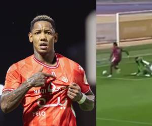 Romell Quioto dejó tirado al portero en el segundo gol con Al Arabi.