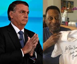 Jair Bolsonaro recordó a Pelé como una de las grandes figuras en la historia de Brasil.