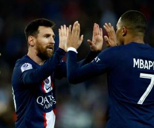 Messi y Mbappé jugaron un total de 67 partidos juntos con la camisa del PSG.