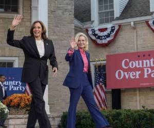 Kamala Harris y Liz Cheney se unen contra Trump.