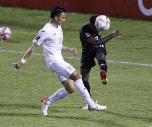 Imagen del partido Honduras vs Jamaica (0-2) de las Eliminatorias de la Concacaf a Qatar 2022 donde la H cayó derrotada y quedó en el último lugar.