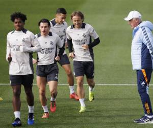 Real Madrid realizó su ultimo entreno este día.