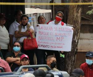 Imagen de archivo tomada durante una de las protestas de los empleados del Ministerio Público.