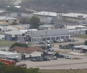 Imagen aérea tomada en la cárcel de Támara tras el tiroteo.