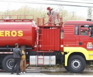 Imagen de archivo de uno de los camiones de bombero adquiridos en la polémica compra.