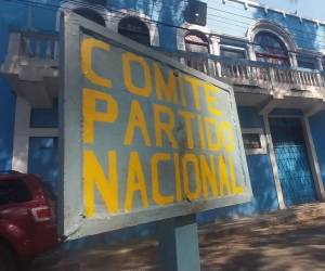 La sede del Partido Nacional en Tegucigalpa.