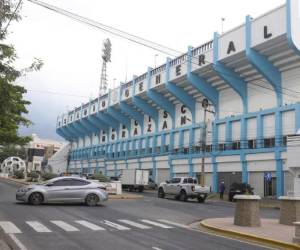 Así luce actualmente el estadio Francisco Morazán.