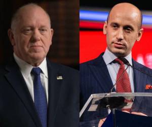 Tom Homan (izquierda) y Stephen Miller (derecha) esperan la orden del presidente electo, Donald Trump, para desarrollar el plan antiinmigrante.