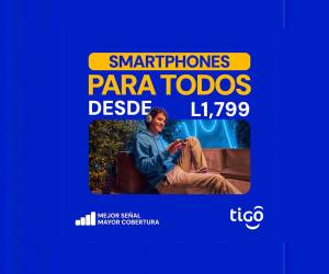 <i>Tigo lanza su campaña “Smartphones para Todos”, ofreciendo smartphones 4G LTE desde L 1,799 con la mejor señal y mayor cobertura en Honduras.</i>