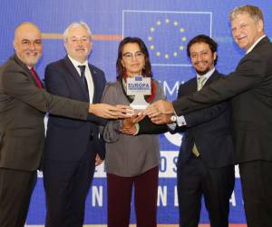 Jaume Segura, Cédric Prieto, Gilda Rivera, Baltasar Fernández y Andreas Haack.