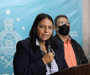 La titular de la Secretaría de Agricultura y Ganadería (SAG), Laura Suazo.