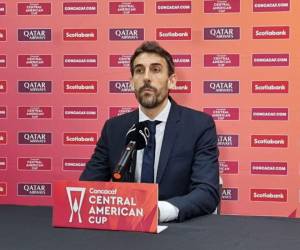 David Dóniga, entrenador del San Miguelito, resaltó en la conferencia de prensa las buenas condiciones de la cancha del estadio Nacional Chelato Uclés.