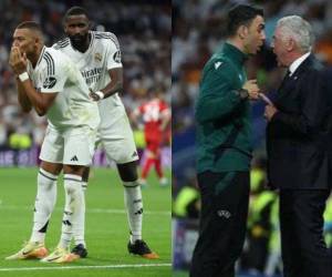 NO SE VIO: Mbappé celebró como una leyenda del Real Madrid, Ancelotti tuvo una bronca con árbitro del partido y el MVP del primer juego de los merengues en Champions League.