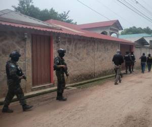 Además, se llevaron a cabo al menos 13 allanamientos de domicilio en Santa Bárbara.