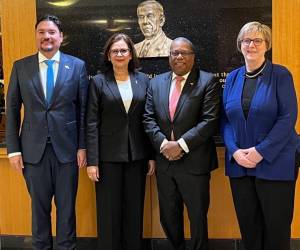 En el encuentro también estuvieron presentes Javier Bú, embajador de Honduras en Estados Unidos, y Laura Dogu, embajadora de Estados Unidos en Honduras.