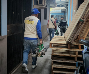 Las 30 nuevas fumigadoras de la Región Metropolitana de Salud las donó la alcaldía del DC; antes solo tenían 10 en funcionamiento.