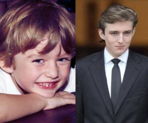 Barron Trump es el quinto hijo del magnate y presidente electo Donald Trump.