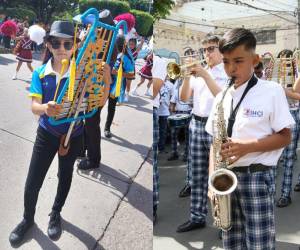 Con una concentración admirable y tras arduos ensayos, los integrantes de las bandas de guerra de los centros de educación básica pusieron ritmo en los desfiles realizados este domingo, interpretando tanto canciones folclóricas como en tendencia.