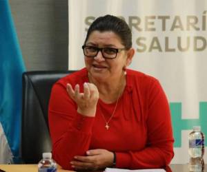 La ministra de Salud, Carla Paredes.